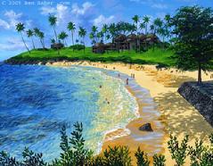 Kapalua Bay Painting Maui Hawaii Original Art