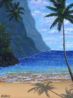 Hawaii beach painting