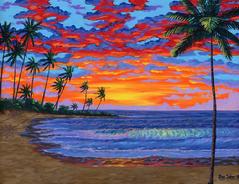 Hawaii beach painting