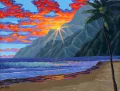 Hawaii Beach Painting art Maui Hawaii