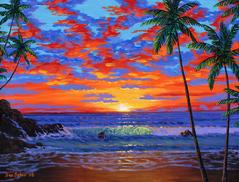 Hawaiian beach painting