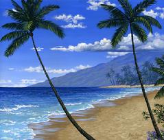 Baby Beach Maui Hawaii painting picture