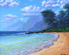 Little Beach Makena Nude Painting Art