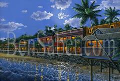 Lahaina town Maui Hawaii Painting picture image