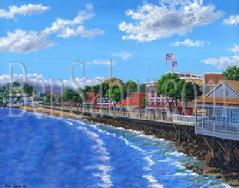 Front Street Lahaina Painting Maui hawaii