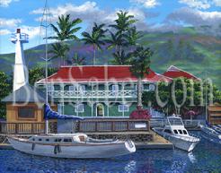 Pioneer In Hotel painting Maui Hawaii