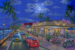 marlin bar tommy bahama Front Street Lahaina Maui Hawaii painting picture