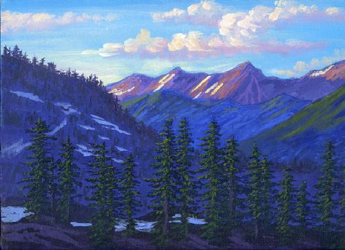 Painting Mount Herman Washington artist ridge painting picture