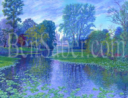 university of washington arboretum uw painting water lilies picture lake 